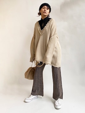 ten⭐︎ichiko       さん（レディース・157cm）の秋コーディネート