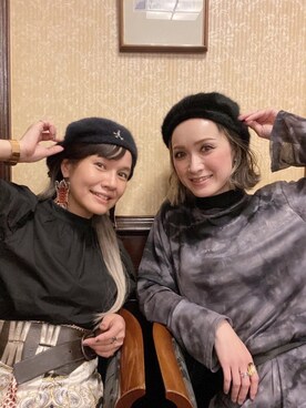 「ベレー帽推奨委員会」｜「アイテム（その他）」を使った、ten⭐︎ichiko       さん（レディース・157cm）の秋コーディネート