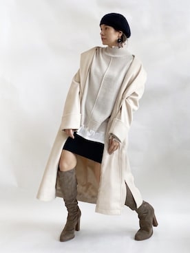 ten⭐︎ichiko さん(レディース・157cm)の冬コーディネート