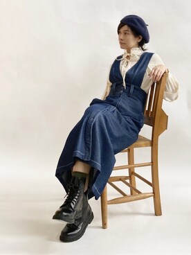 ten⭐︎ichiko       さん（レディース・157cm）の冬コーディネート