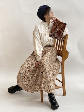 ten⭐︎ichiko       さん（レディース・157cm）の冬コーディネート