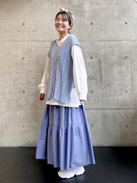 ten⭐︎ichiko       さん（レディース・157cm）の春コーディネート