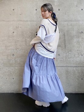 ten⭐︎ichiko       さん（レディース・157cm）の春コーディネート