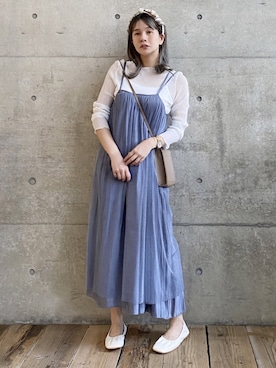 ten⭐︎ichiko       さん（レディース・157cm）の春コーディネート