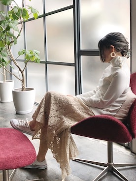 ten⭐︎ichiko       さん（レディース・157cm）の春コーディネート