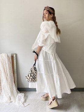 ten⭐︎ichiko       さん（レディース・157cm）の春コーディネート