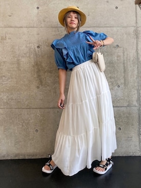 ten⭐︎ichiko       さん（レディース・157cm）の春コーディネート