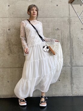 ten⭐︎ichiko       さん（レディース・157cm）の春コーディネート