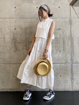 ten⭐︎ichiko       さん（レディース・157cm）の夏コーディネート