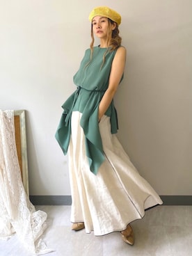 ten⭐︎ichiko       さん（レディース・157cm）の夏コーディネート