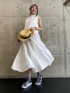 ten⭐︎ichiko       さん（レディース・157cm）の夏コーディネート