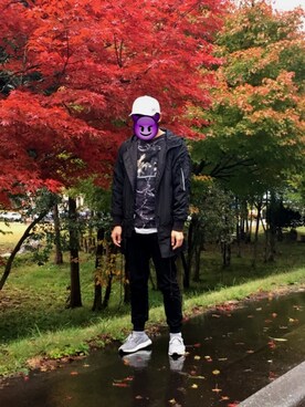 「STAMPD（スタンプド）のアイテム（ジャケット/アウター）」を使った、taikiさん（メンズ・180cm）の春コーディネート