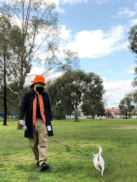「Carhartt WIP（カーハートダブリューアイピー）のアイテム（ジャケット/アウター）」を使った、O小肉卷Oさん（レディース・163cm）の夏コーディネート