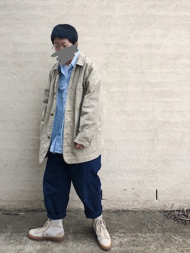 「Levi's（リーバイス）のアイテム（その他アウター）」を使った、O小肉卷Oさん（レディース・163cm）の春コーディネート