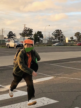 「Carhartt WIP（カーハートダブリューアイピー）のアイテム（ジャケット/アウター）」を使った、O小肉卷Oさん（レディース・163cm）の春コーディネート