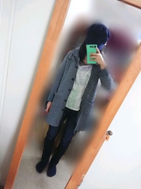 「shuca（シュカ）のアイテム」を使った、mioさん（レディース・157cm）の秋コーディネート