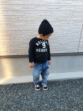 「ストリート服が好き」｜「アイテム（その他）」を使った、Ryurioさん（キッズ・100cm）の秋コーディネート