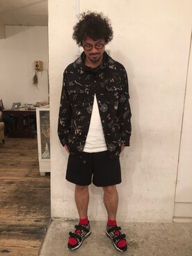 「masterkey（マスターキー）のアイテム（モッズコート）」を使った、イシバシトモヒロさん（メンズ・173cm）の秋コーディネート