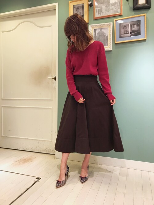 Haruka Baba 心斎橋店 Randaのニット セーターを使ったコーディネート Wear