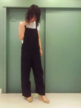 「アイテム（バングル/リストバンド）」を使った、haruka babaさん（レディース・165cm・20代）の夏コーディネート