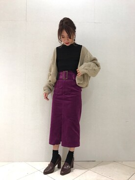 「シンプルおしゃれが好き」｜haruka babaさん（レディース・165cm）の秋コーディネート