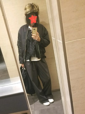 「G.V.G.V.（ジーヴィージーヴィー）のアイテム（ブルゾン）」を使った、ぴこさん（レディース・166cm）の春コーディネート