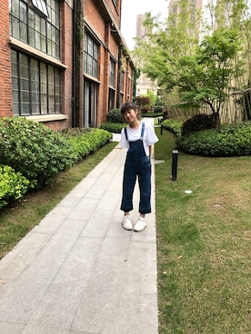 「Yeezy（イージー）のアイテム」を使った、nishihataさん（キッズ・153cm）の夏コーディネート