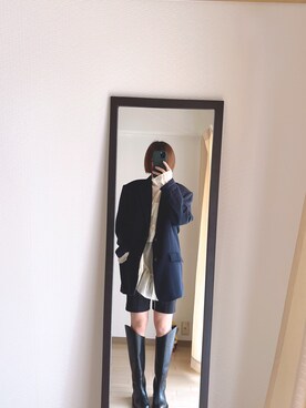 「ADER error（アーダーエラー）のアイテム（ジャケット/アウター）」を使った、nishihataさん（レディース・163cm）の春コーディネート