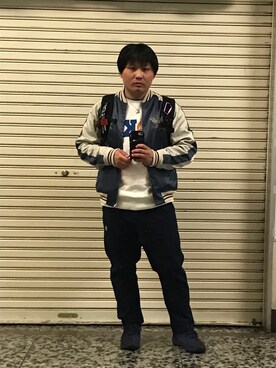 ほしのたくやさん（メンズ・161cm）の冬コーディネート