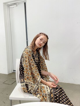 Ungrid アングリッド のワンピース ドレス イエロー系 を使った人気ファッションコーディネート Wear