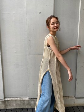 Ungrid アングリッド の ノースリネットワンピース ワンピース Wear