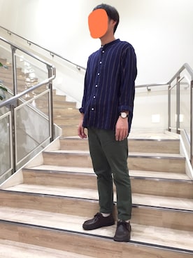 「vendor（ベンダー）のアイテム」を使った、りんさん（メンズ・174cm）の秋コーディネート