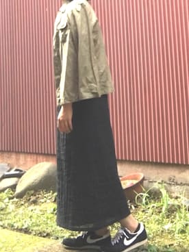 「on the couch（オンザカウチ）のアイテム」を使った、stmさん（レディース・154cm）の夏コーディネート