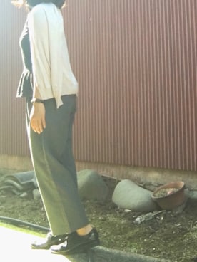 「Freesia（フリージア）のアイテム」を使った、stmさん（レディース・154cm）の秋コーディネート