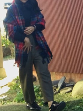 「NOMBRE IMPAIR（ノンブルアンペール）のアイテム（パンツ）」を使った、stmさん（レディース・154cm）の秋コーディネート