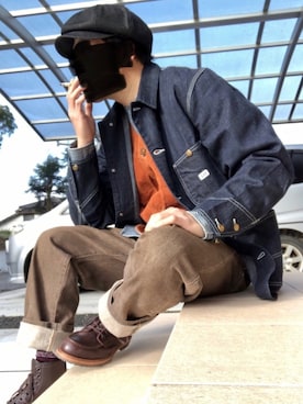 眼鏡(本体)さん（メンズ・173cm）の冬コーディネート