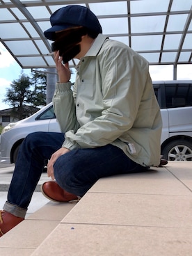 「Ranch standard（ランチスタンダード）のアイテム」を使った、眼鏡(本体)さん（メンズ・173cm）の春コーディネート