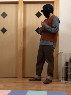 眼鏡(本体)さん（メンズ・173cm）の春コーディネート