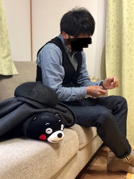 「OSHKOSH（オシュコシュ）のアイテム（トップス）」を使った、眼鏡(本体)さん（メンズ・173cm）の春コーディネート
