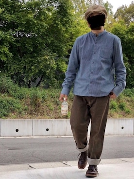 眼鏡(本体)さん（メンズ・173cm）の春コーディネート