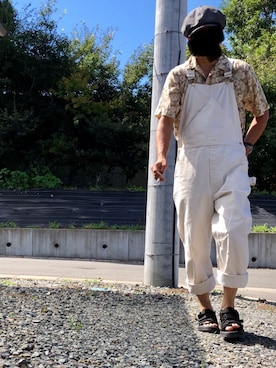 TRADESMANのサロペット/オーバーオールを使った人気ファッション
