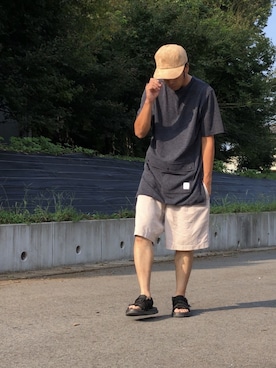 「Ranch standard（ランチスタンダード）のアイテム」を使った、眼鏡(本体)さん（メンズ・173cm）の秋コーディネート