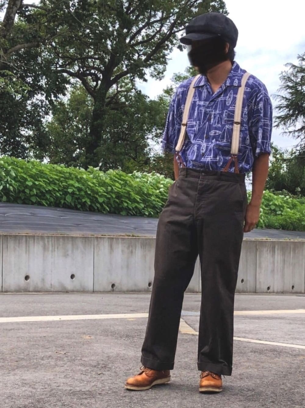 新品 RRL サスペンダー カモ 迷彩 バッグ 財布 ベルト パンツ キャップ RRLのサスペンダーを使った人気ファッションコーディネート - WEAR