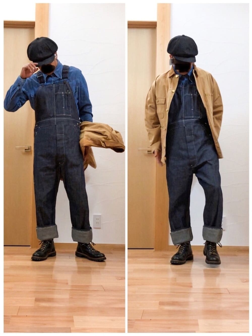 BELAFONTEのサロペット/オーバーオールを使った人気ファッション