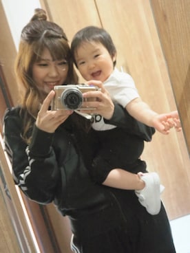 「むすめコーデ」｜「アイテム（その他トップス）」を使った、ふ みさん（レディース・163cm）の夏コーディネート