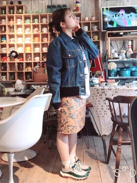 カフェ店員 の人気ファッションコーディネート 髪型 セミロングヘアー Wear