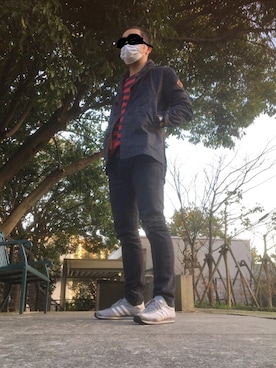 「Pretty Green（プリティーグリーン）のアイテム」を使った、habitusさん（メンズ・172cm）の春コーディネート