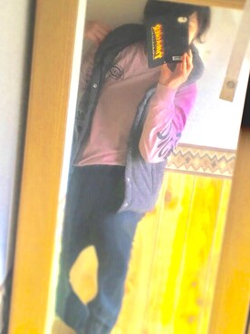 「NIKE（ナイキ）のNIKE /  ボンデッド ジョガーパンツ（Pants、ブラック系）」を使った、mariaさん（レディース・161cm）の秋コーディネート