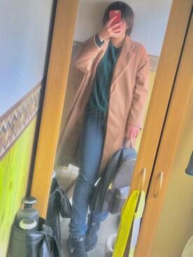 「COACH」｜「アイテム（財布/小物）」を使った、mariaさん（レディース・161cm）の冬コーディネート