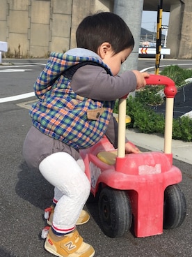 ryumacodeさん（キッズ・70cm）の秋コーディネート